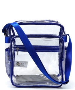 See Thru Clear Bag Crossbody Bag CW212 BLUE